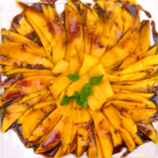 Recept: Mangosalade met munt en walnoot