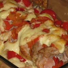 Recept: Kiprollade met paprika en mozzarella