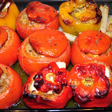 Recept: Gevulde tomaten of paprika's