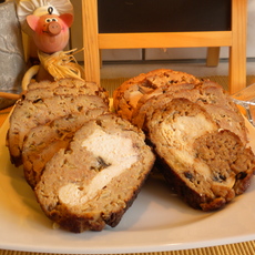 Recept: Kippenvleesbrood gevuld met kip , champignons ...