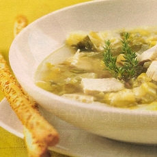 Recept: Witloofsoep met kalkoen en appel Recept: Witloofsoep met kalkoen en appel