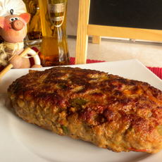 Recept: Vleesbroodje met paprika en gerookte spekblokjes