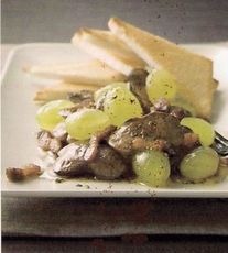 Recept: Kippenlevertjes met druiven Recept: Kippenlevertjes met druiven