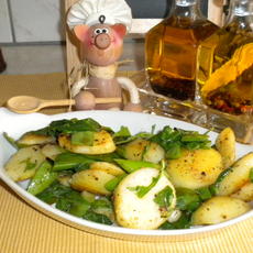 Recept: Aardappelen opgebakken in het groen
