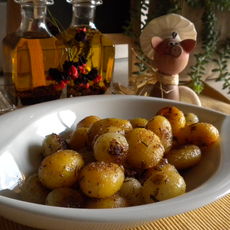 Recept: Aardappel : Krieltjes opgebakken met rozemarijn