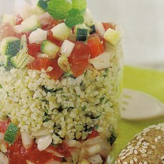 Recept: Verrine van Bulgur met gekruide groenten