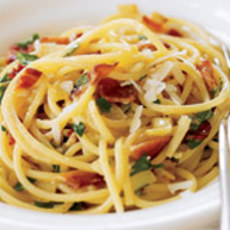 Recept: Spaghetti met bacon- roomsaus