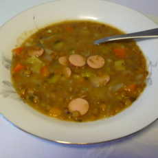 Recept: Linzensoep