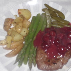 Recept: Ribeye met kersensaus Recept: Ribeye met kersensaus