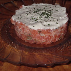 Recept: Zalmtartaar met mieriksworteldakje