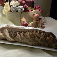 Recept: Varkensfiletgebraad met rode ajuin en rode porto