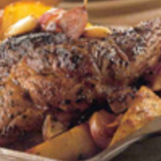 Recept: Gebraden karbonade met knoflookpiepers