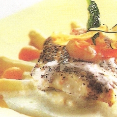 Recept: Met bospaddestoelen gepaneerde griet ( zie opm)