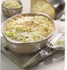 Recept: Gegratineerde prei met tagliatelle