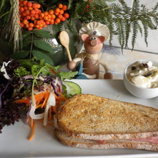 Recept: Croque mortadella met bavaria blu