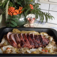 Recept: Ardens gebraad met aardappel, Chineese kool ...