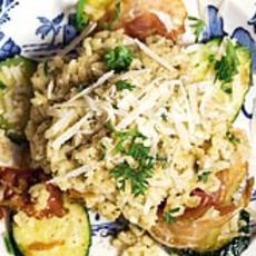 Recept: Risotto met bacon en courgette