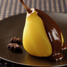 Recept: Peren met chocoladesaus