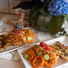 Recept: Focaccia gevuld met overschotjes van spaghetti Recept: Focaccia gevuld met overschotjes van spaghetti