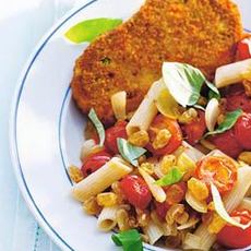 Recept: Penne met zoete tomatensaus