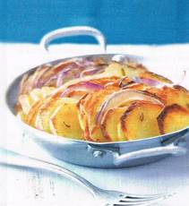 Recept: Tian van aardappel, ui en pancetta
