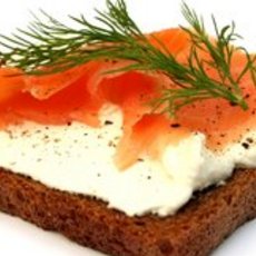 Recept: Boterham met roomkaas en zalm