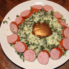 Recept: Boerenkoolstamppot met rookworst