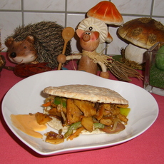 Recept: Pitabrood gevuld op een novemberse dag