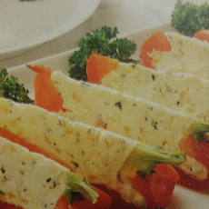 Recept: Paprika gevuld met brie (zie info)