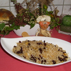 Recept: Rijst met rozijnen en pijnboompitten Recept: Rijst met rozijnen en pijnboompitten