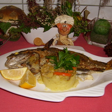 Recept: Noorse steenbolk gevuld met verse groenten Recept: Noorse steenbolk gevuld met verse groenten