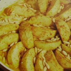 Recept: Gegratineerde appelen met pijnboompitten