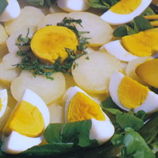Recept: Eiersalade met postelein Recept: Eiersalade met postelein