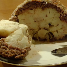 Recept: Bloemkool met een gehakthoedje