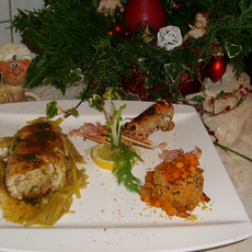 Recept: Kerstrollade van tongscharfilet en tonijn 