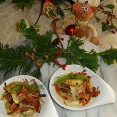 Recept: Hapje : scampi warm gepresenteerd