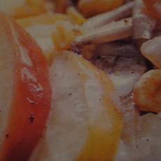 Recept: Witlofsalade met appel en gerookte ham