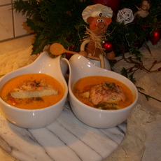 Recept: Soep : romig zalmsoepje voor de feestdagen