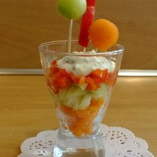 Recept: Amuse: Slank en kleurig