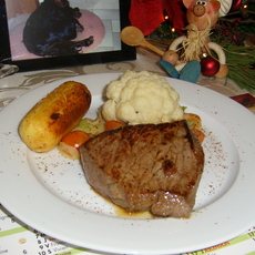 Recept: Vakantie: Kersthoofdgerecht steak en groenten