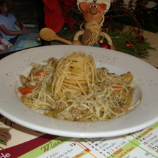 Recept: Vakantie : pasta met groene asperges en garnalen Recept: Vakantie : pasta met groene asperges en garnalen