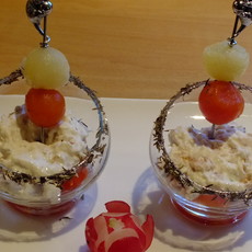 Recept: Amuse: Vis en fruitig Recept: Amuse: Vis en fruitig