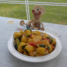 Recept: Vakantie : groenten en aardappelen in de pan