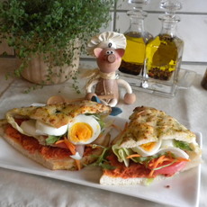 Recept: Foccacia met pikante filet americain