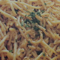Recept: Spaghettirijst uit de wok Recept: Spaghettirijst uit de wok