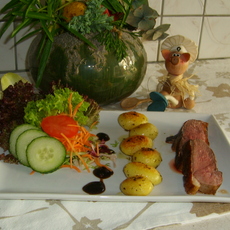 Recept: Een frisse salade met eendenborstfilet