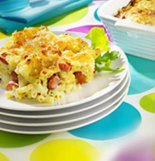 Recept: Gegratineerde macaroni met Knacki