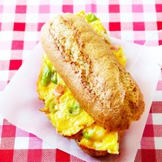 Recept: Stokbrood met omelet