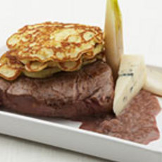 Recept: Zesrib met gorgonzola en aardappelblini�s 