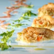 Recept: Risotto met najaarsgroenten en gebakken steenbolk